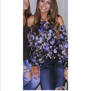 Gianni Bini Floral Blouse